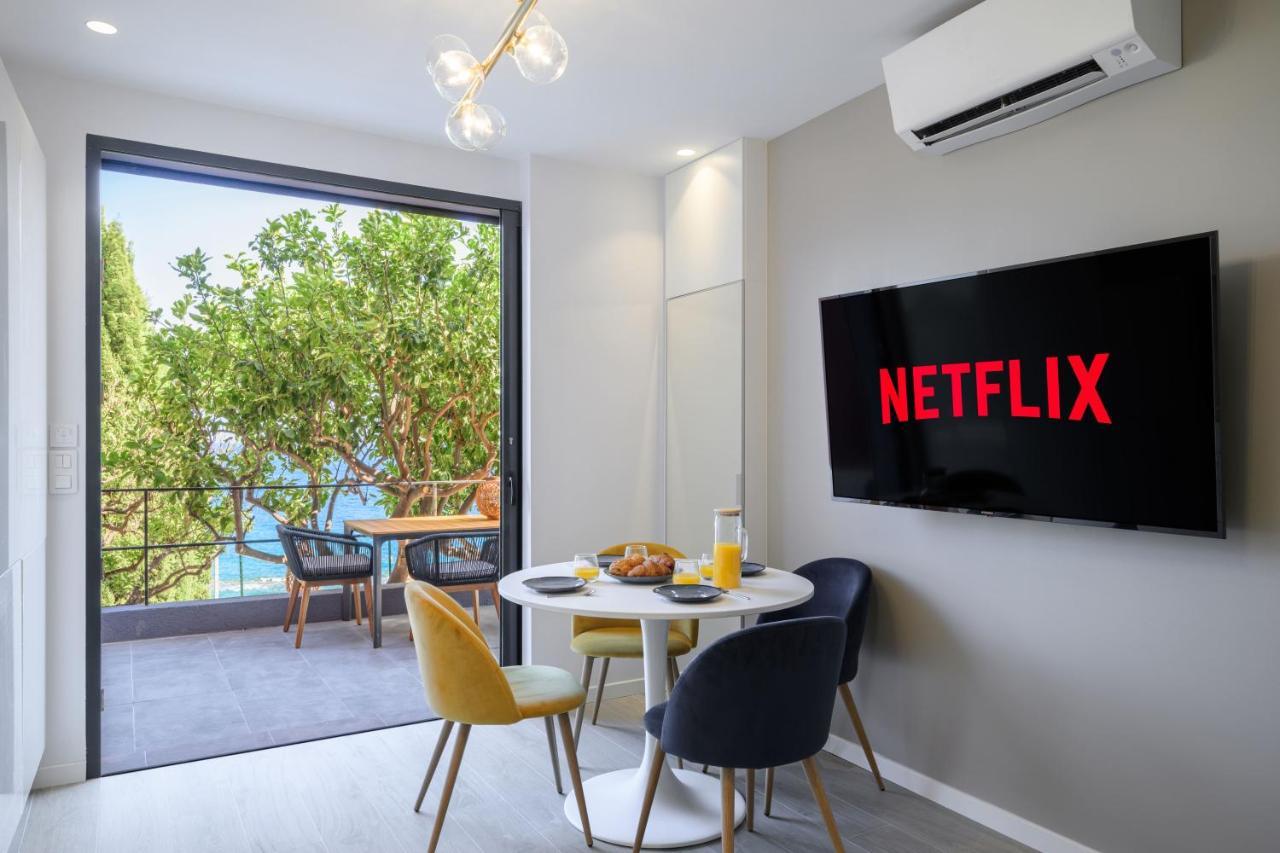 Proche Monaco, Vue Mer, Acces Plage Et Jardin Privatif Saint-Antoine  Exterior foto