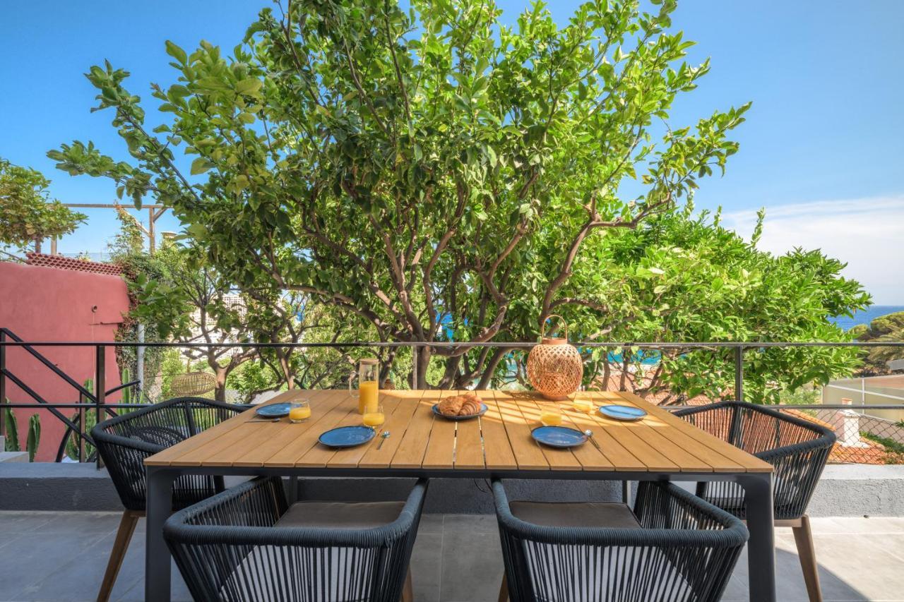 Proche Monaco, Vue Mer, Acces Plage Et Jardin Privatif Saint-Antoine  Exterior foto