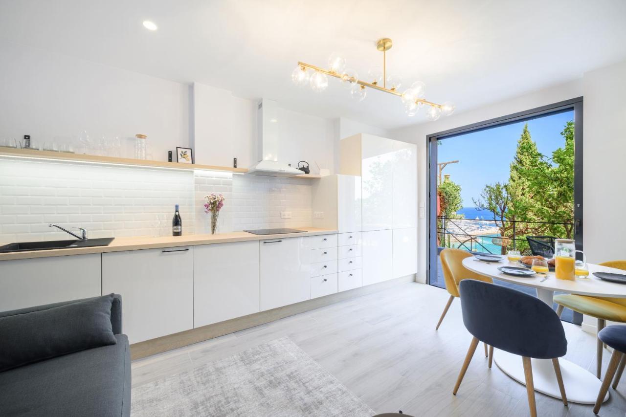 Proche Monaco, Vue Mer, Acces Plage Et Jardin Privatif Saint-Antoine  Exterior foto